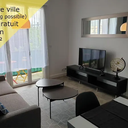 Apartman Cosmao - Grand 2 Pieces Moderne & Cosy Proche De La Gare Et Du Centre Lorient